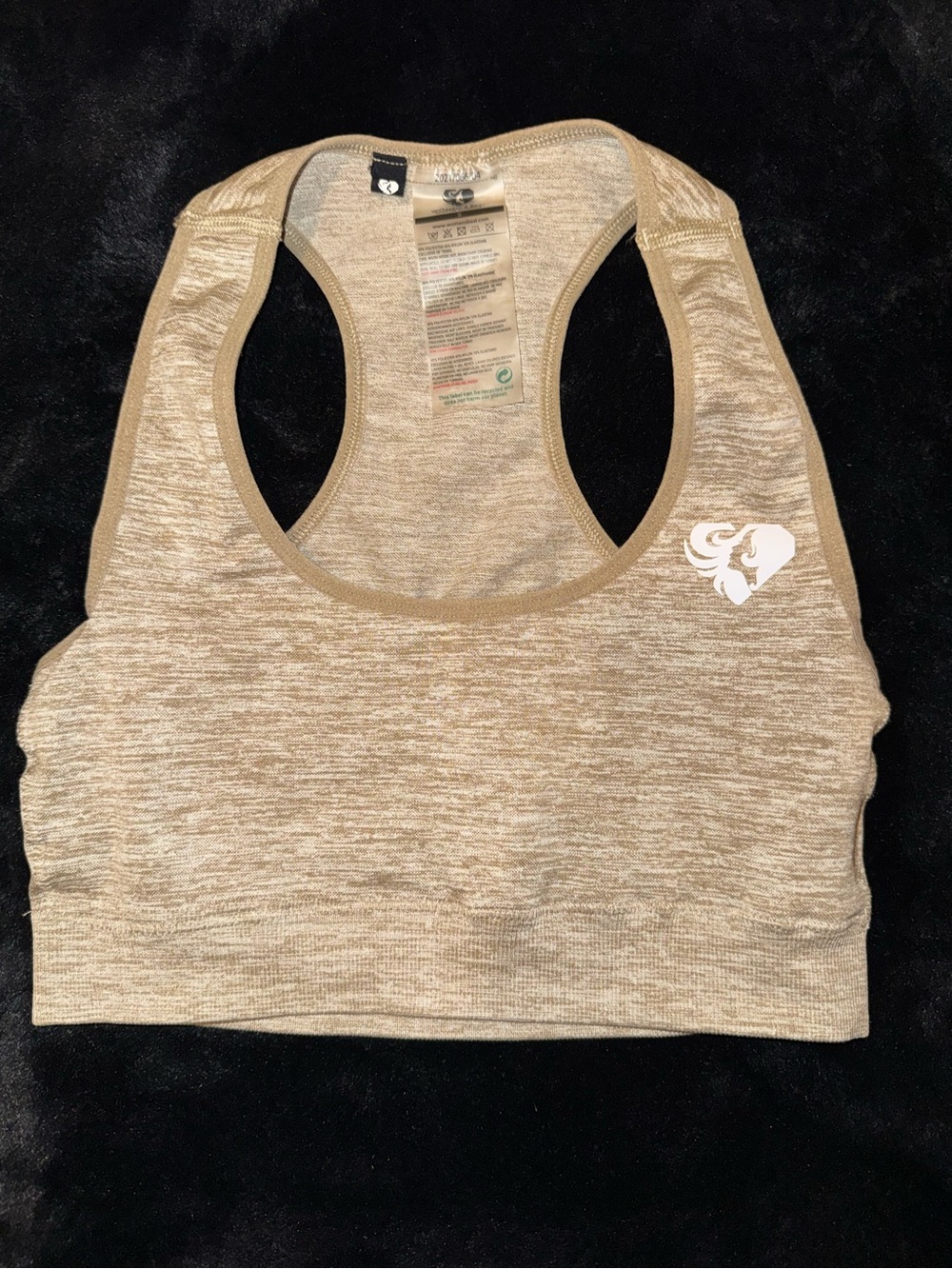 Women’s Best Tan/Green Sports Bra